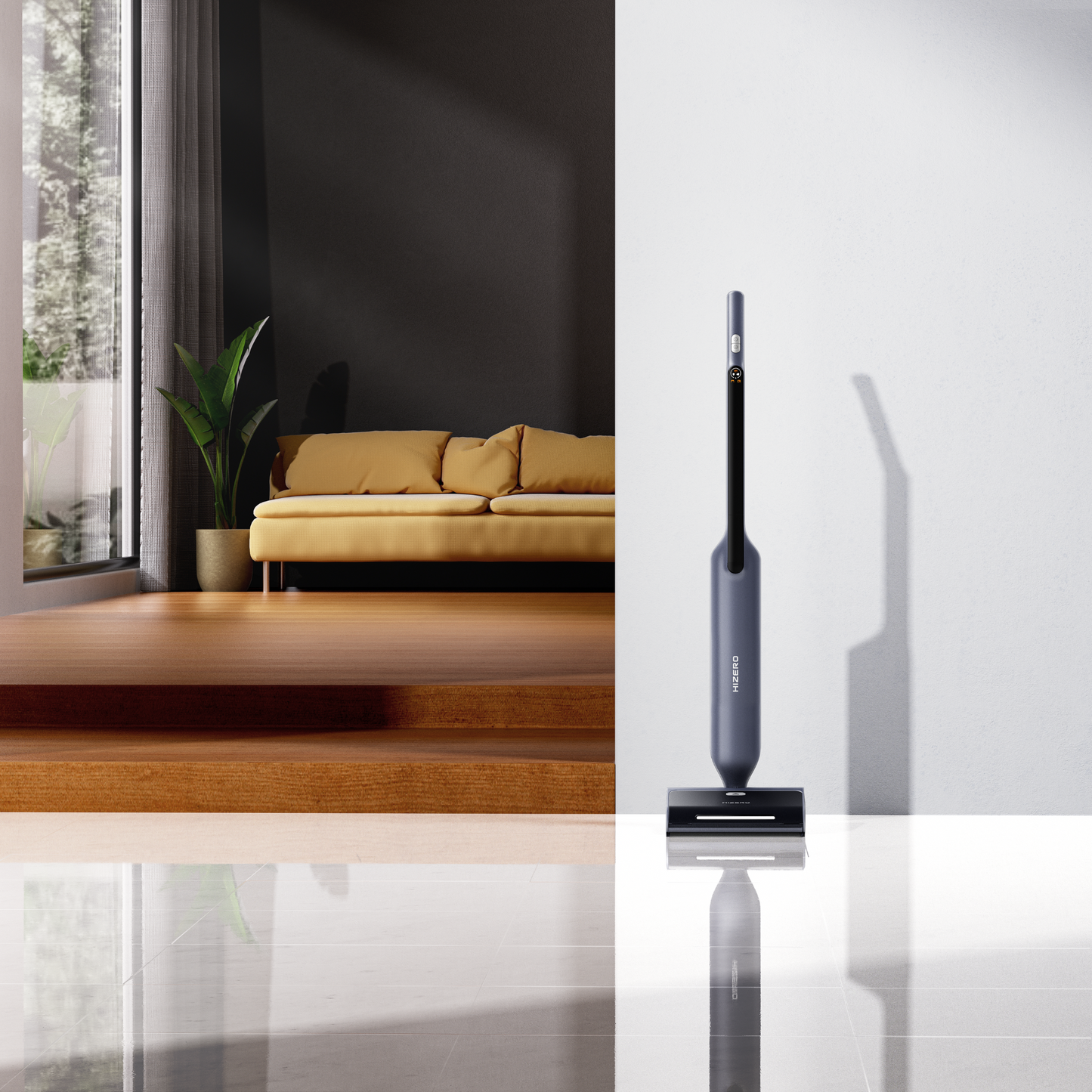 HIZERO F600 - Nettoyeur de Sols Durs Premium